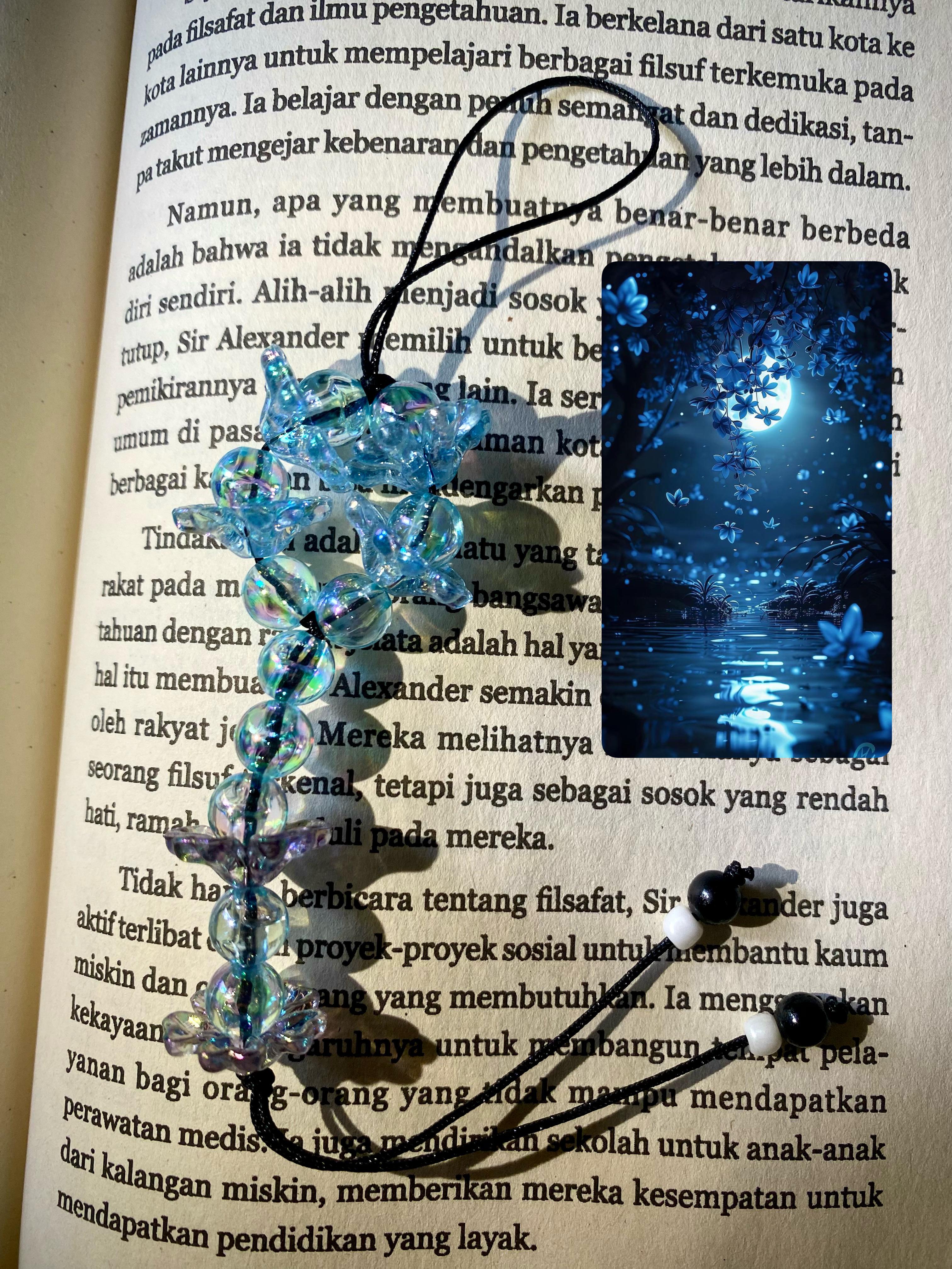 Light Blue Crystal Hair Comb